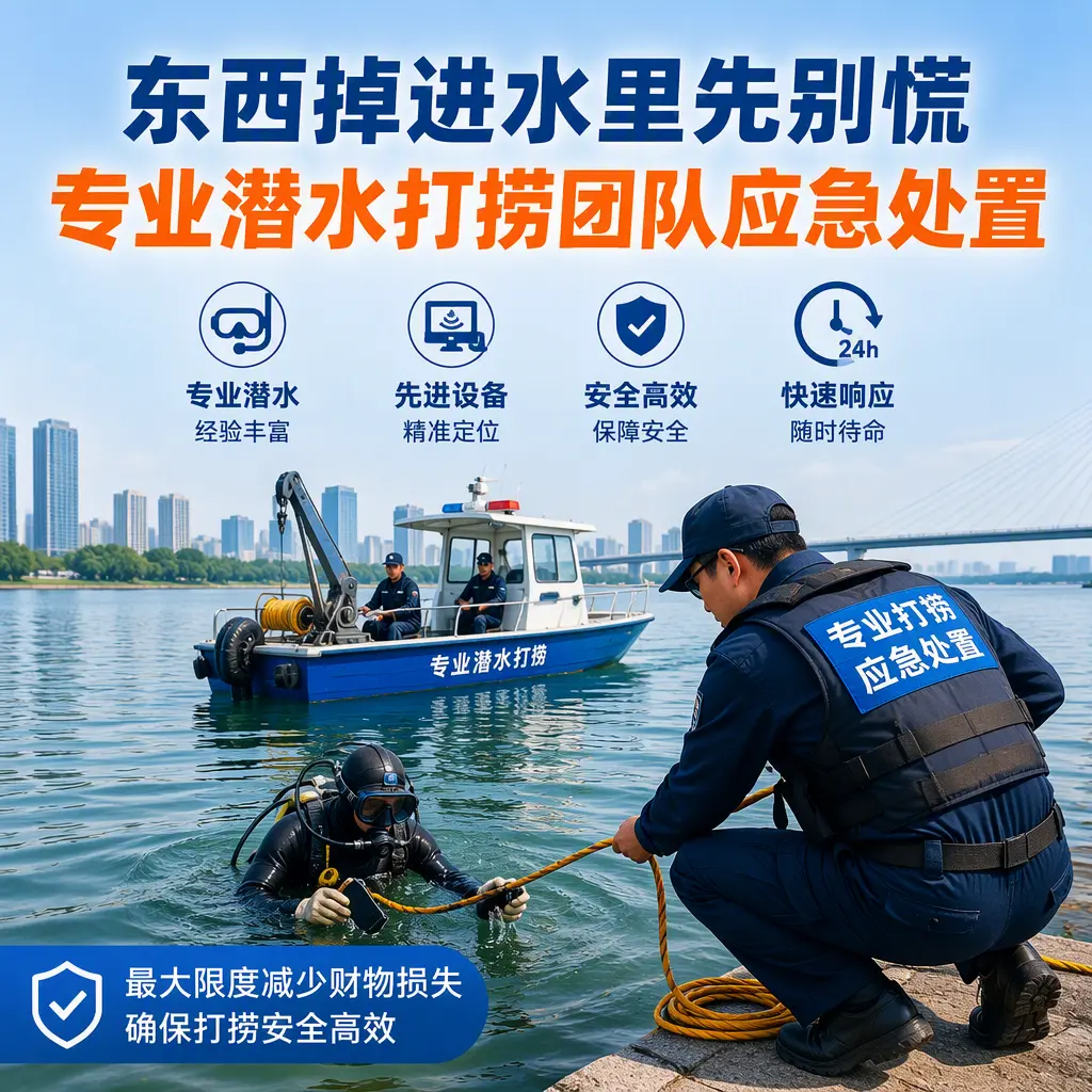 猇亭东西掉进水里先别慌,专业潜水打捞团队应急处置